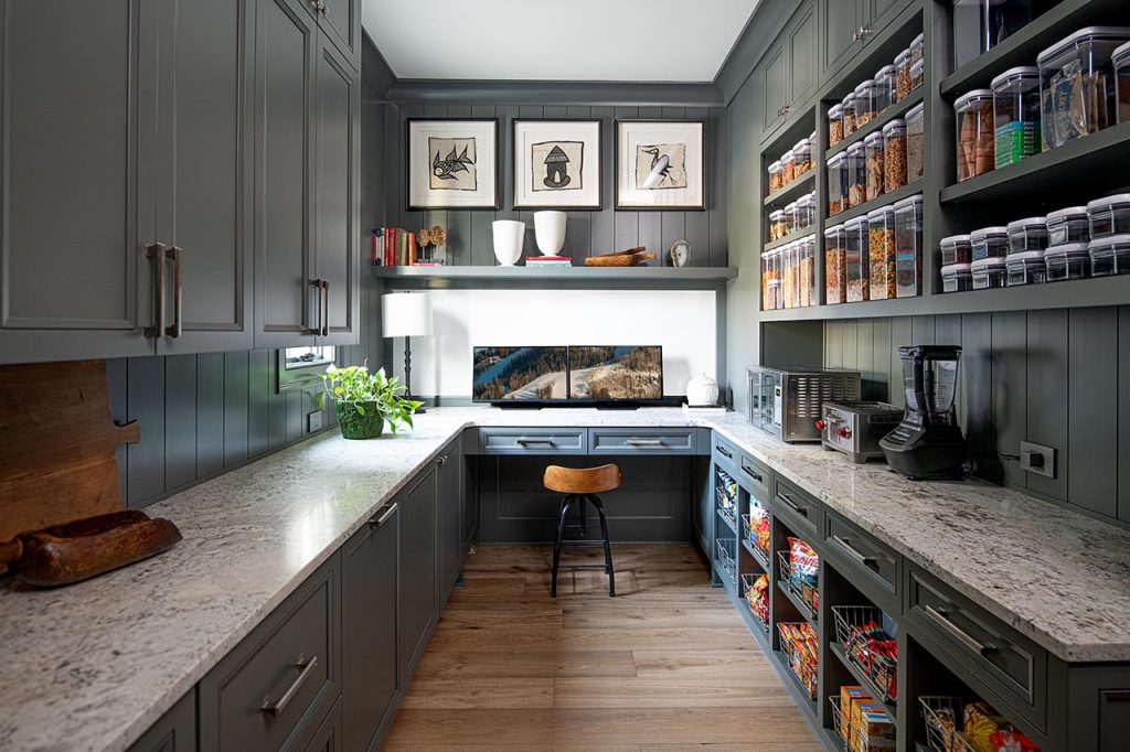 functional and stylish working pantry, scullery kitchen, home management, home office, in Alys Beach, Atlanta, Bluffton, Cashiers, Hamptons, Highlands, Manhattan, Miami, Naples, Nashville, New York, Palm Beach, Rosemary Beach